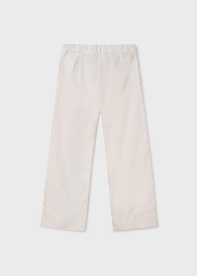 24Y.MYR.06501.058Mayoral Kız Düğme Detaylı Geniş Paça Pantolon