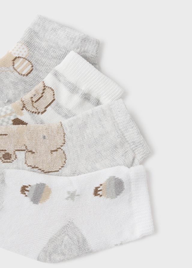 24Y.MYR.09706.060Mayoral Yenidoğan Erkek 4'Lü Çorap