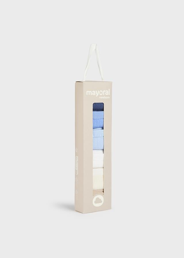 24Y.MYR.09707.066Mayoral Yenidoğan Erkek 6'Lı Basic Çorap