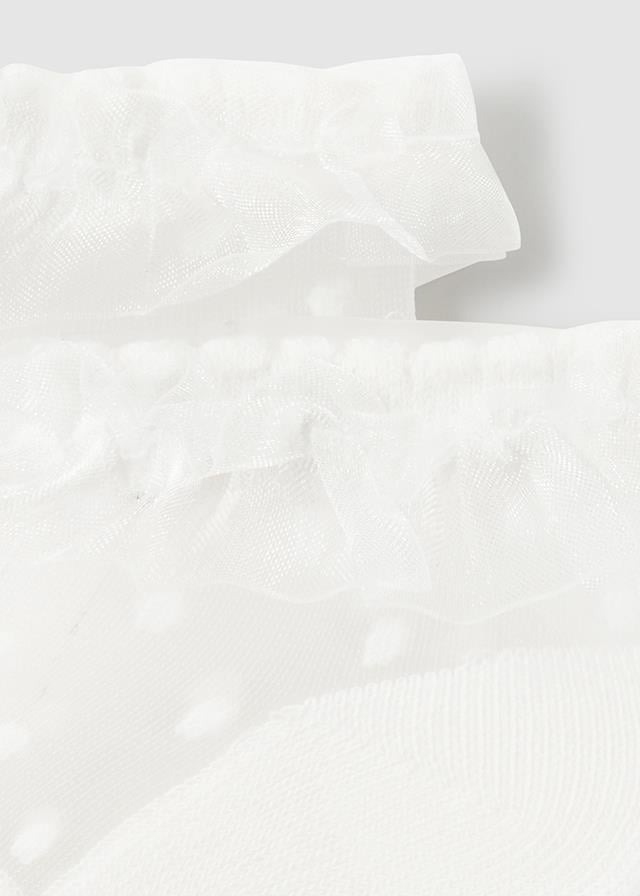 24Y.MYR.09712.089Mayoral Yenidoğan Kız Tüllü Çorap