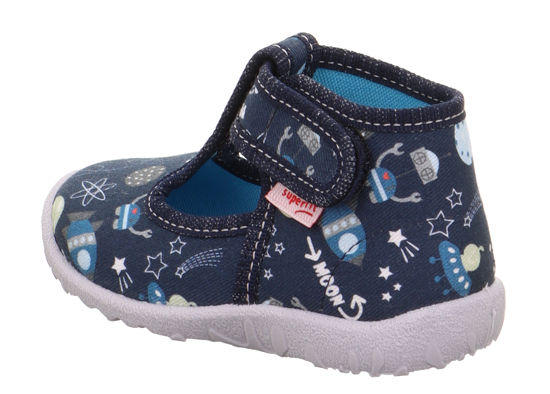 24Y.SPR.1-009252-8020-1Superfit Erkek Çocuk Tekstil Ev Ayakkabısı