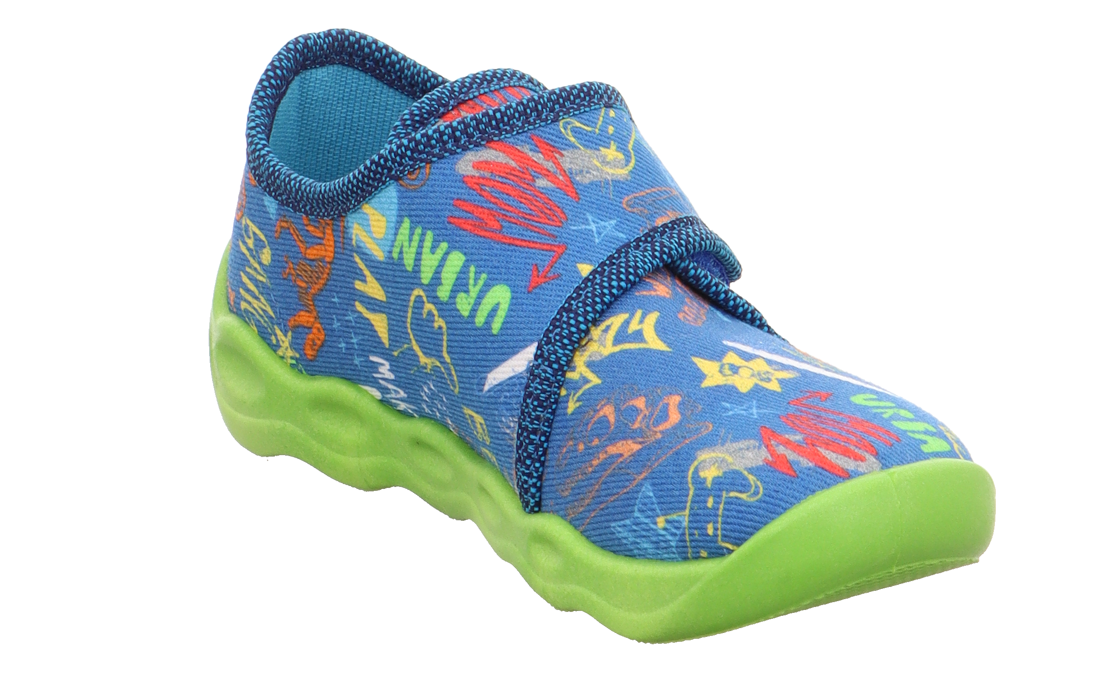 24Y.SPR.1-006273-8000-2Superfit Erkek Çocuk Tekstil Ev Ayakkabısı