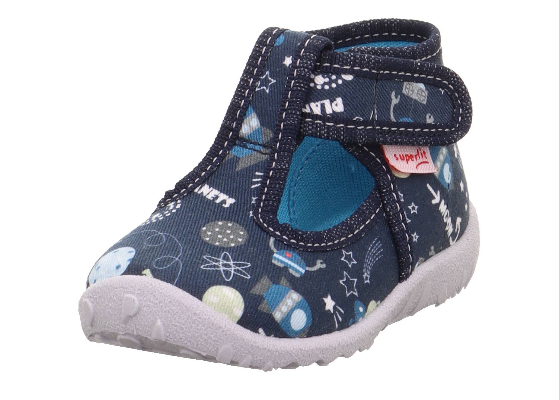 24Y.SPR.1-009252-8020-1Superfit Erkek Çocuk Tekstil Ev Ayakkabısı