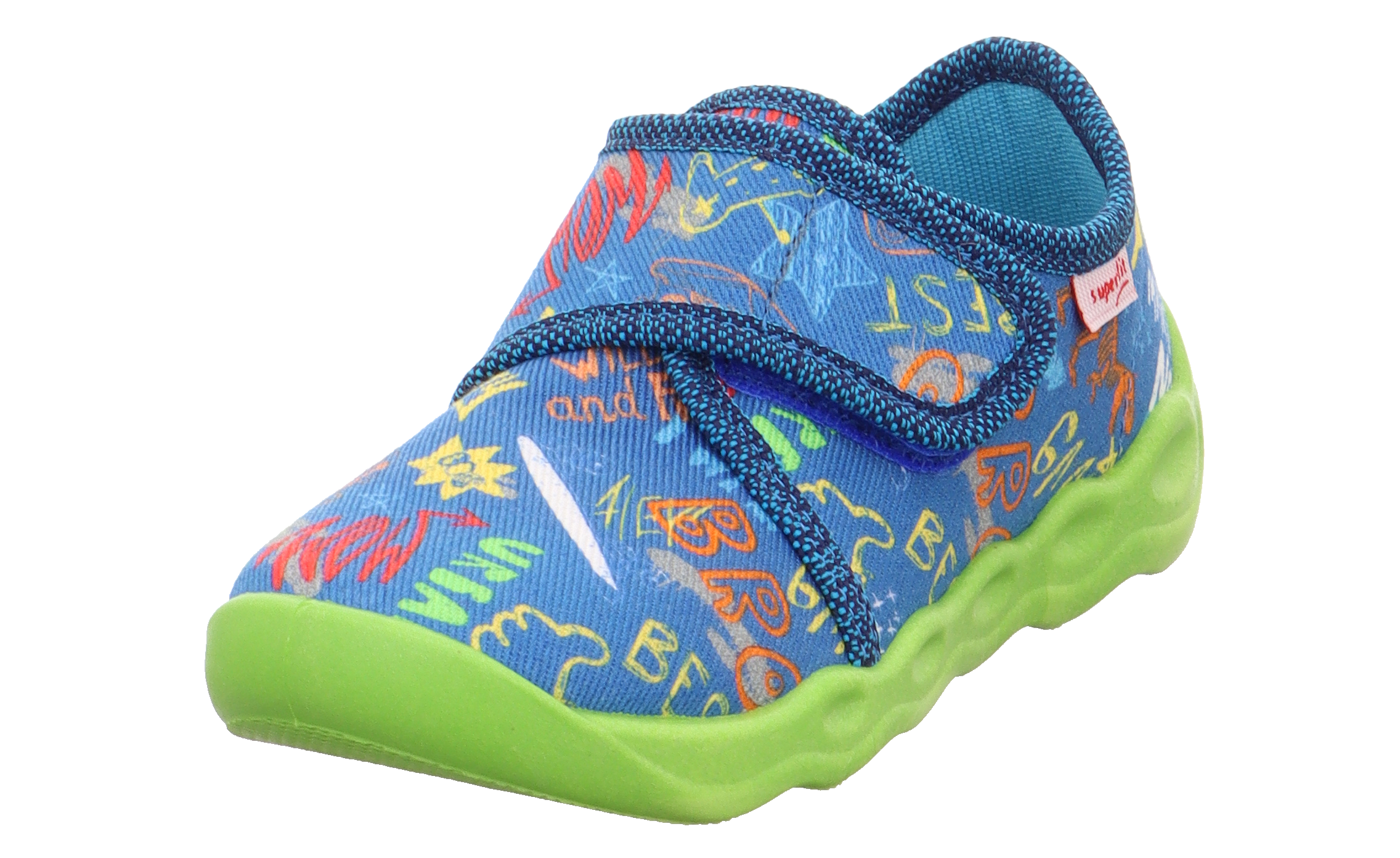 24Y.SPR.1-006273-8000-2Superfit Erkek Çocuk Tekstil Ev Ayakkabısı