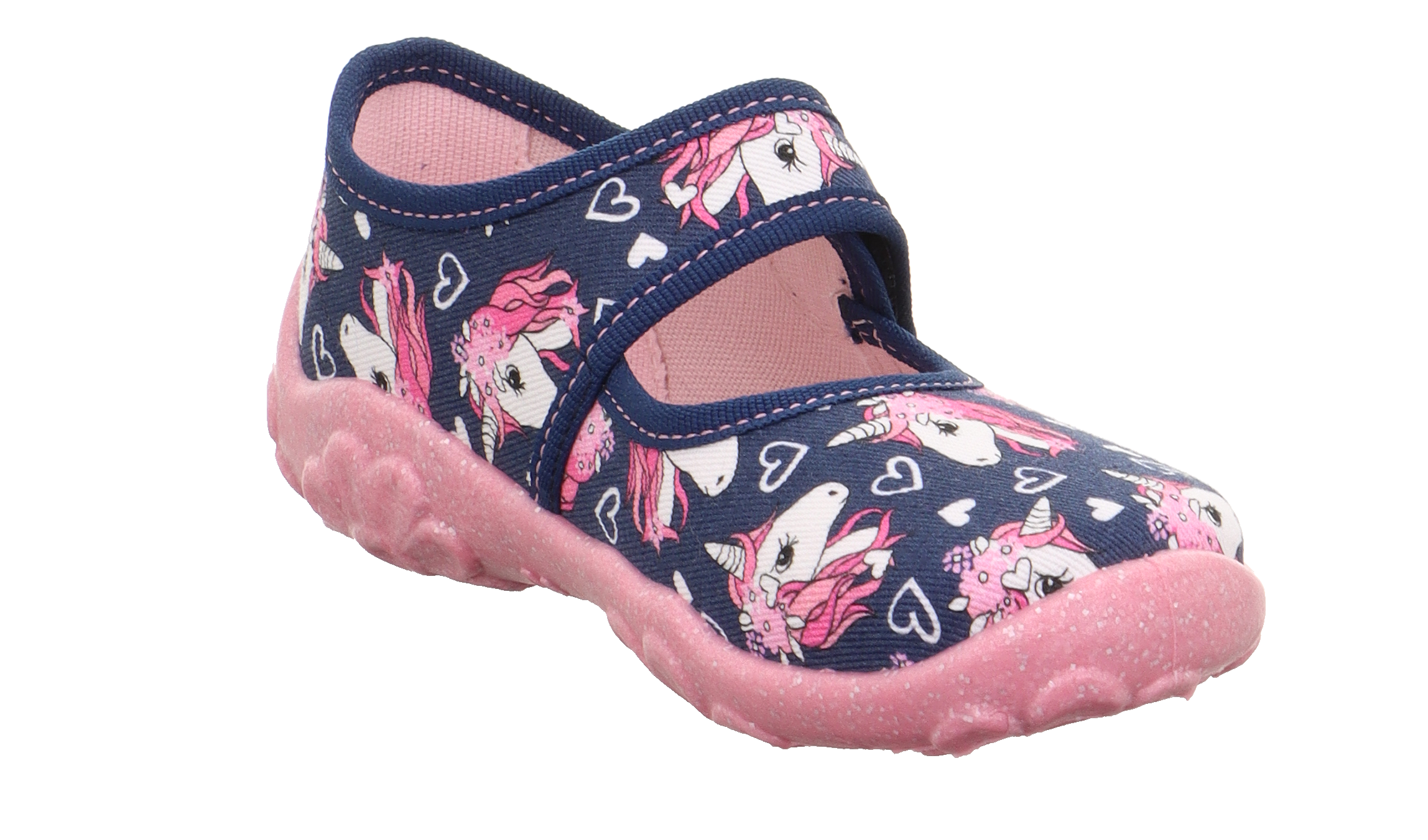 24Y.SPR.1-800283-8090-2Superfit Kız Çocuk Tekstil Ev Ayakkabısı