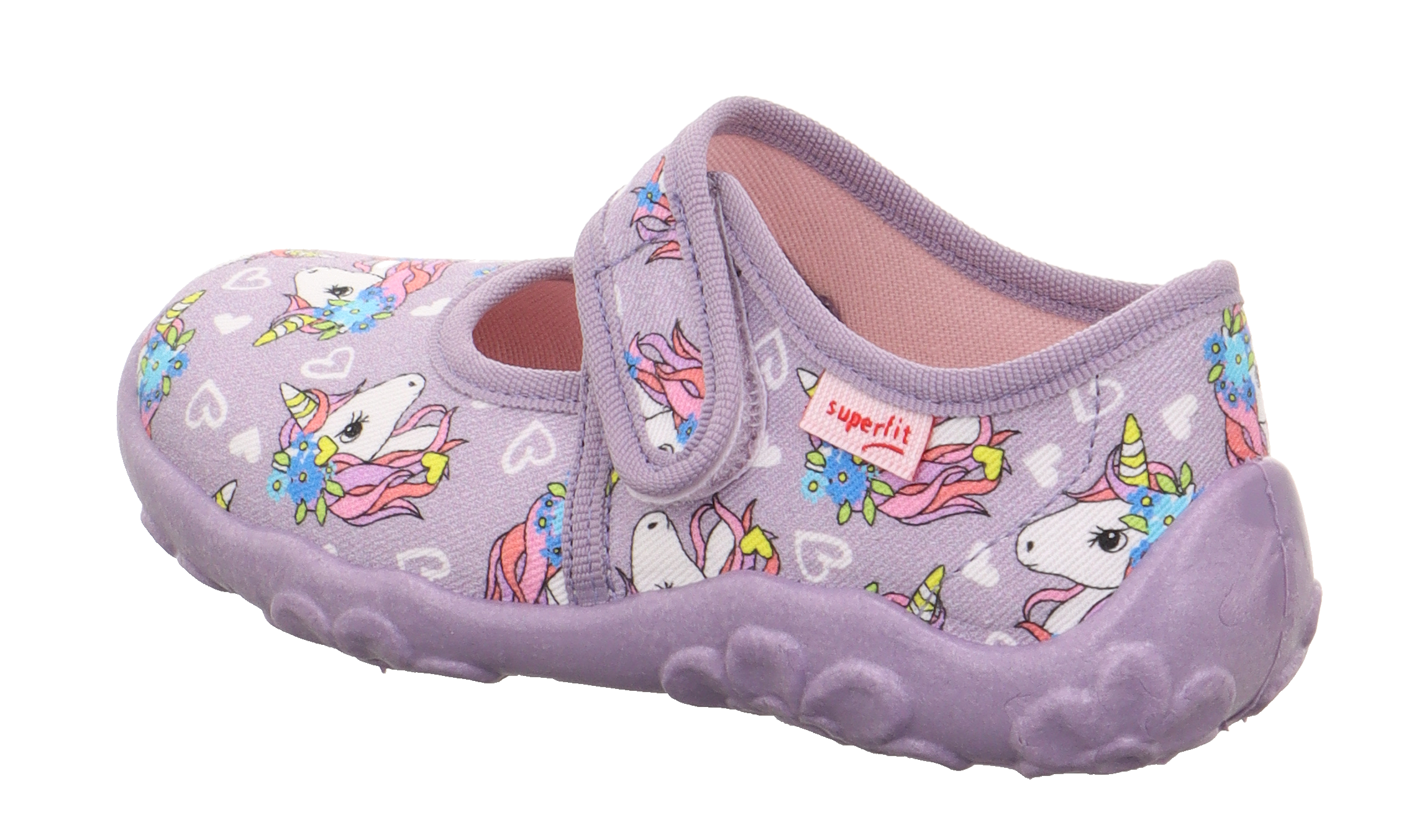 24Y.SPR.1-800283-8530-2Superfit Kız Çocuk Tekstil Ev Ayakkabısı