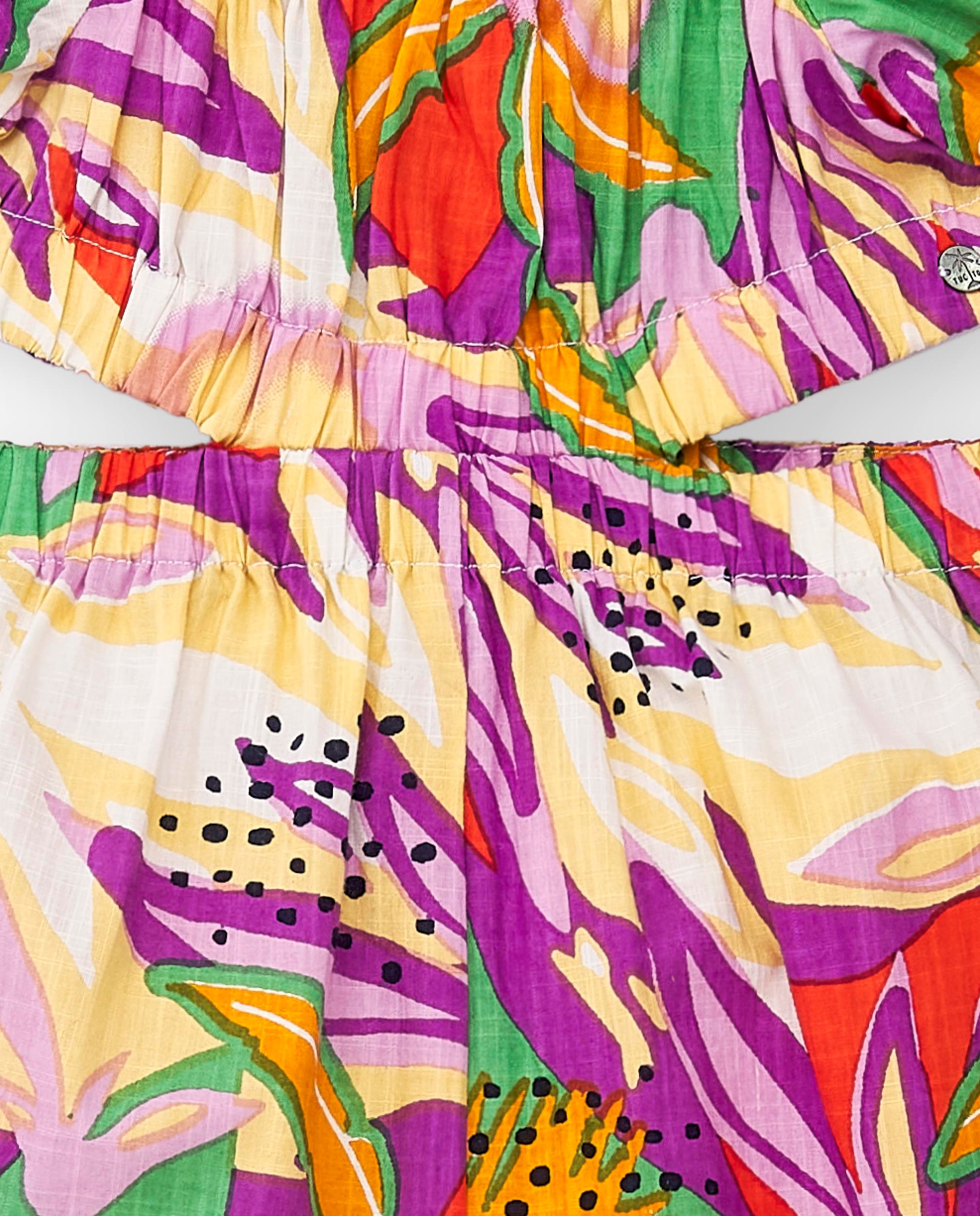 24Y.TUC.11367793Tuc Tuc Kız Çocuk Çiçek Desenli Tulum