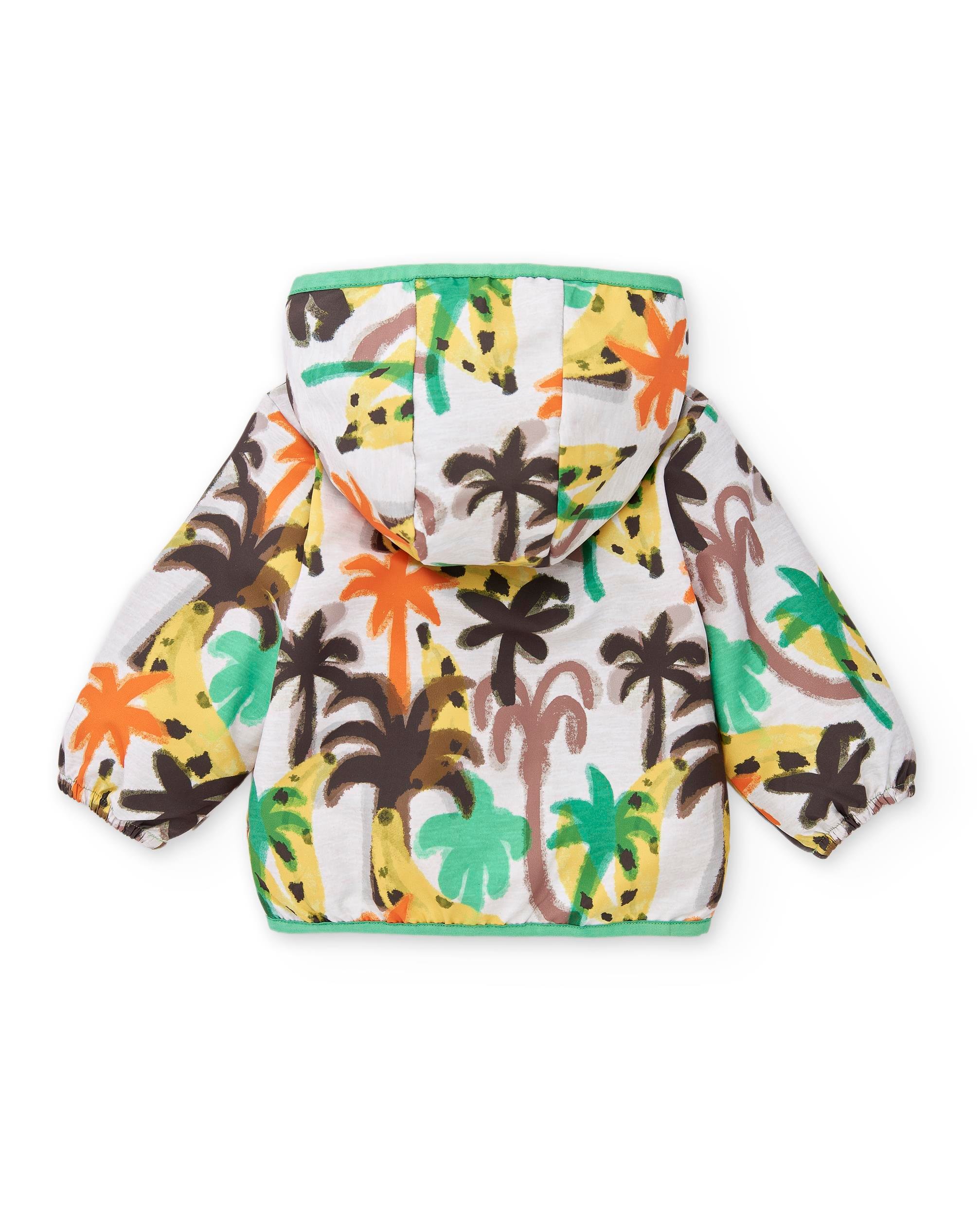 24Y.TUC.11369949Tuc Tuc Bebek Palmiye Desenli Yağmurluk