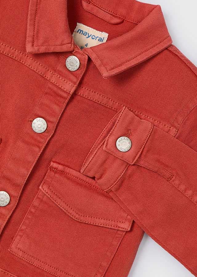 25Y.MYR.03407.021Mayoral Kız Çocuk Cep Detaylı Gabardin Ceket