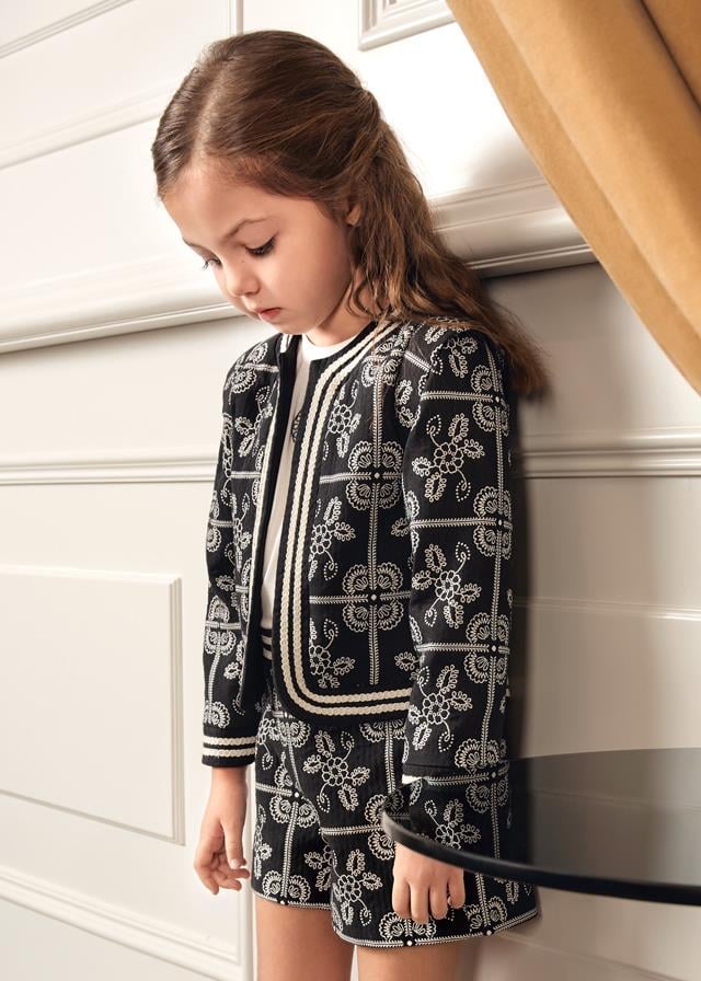 26K.ABL.05840.008Abel Lula Kız Çocuk Etnik Desenli Ceket