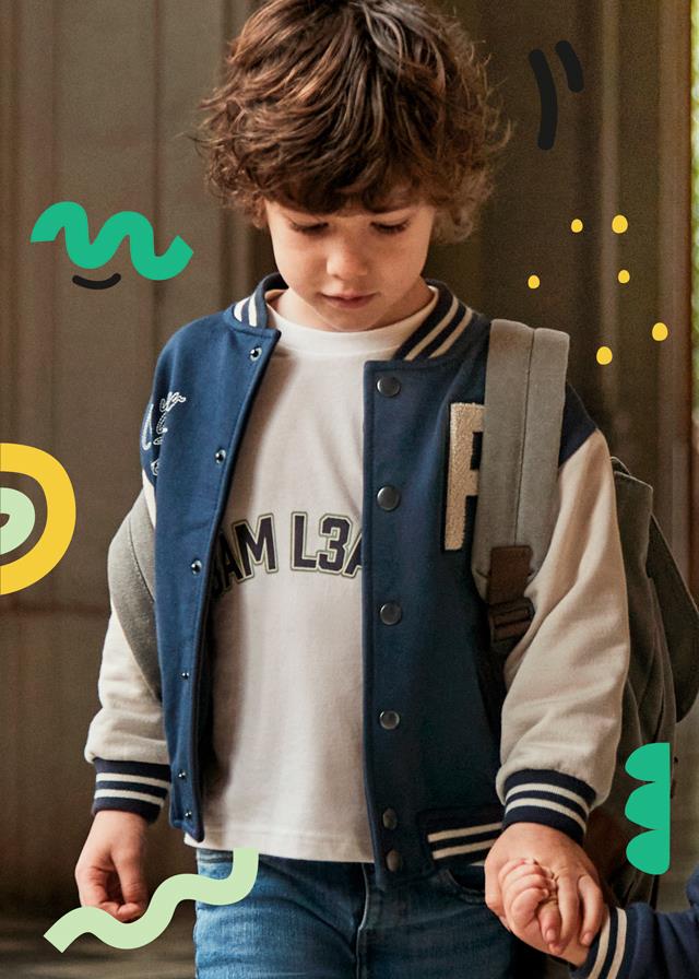 26K.MYR.04424.071Mayoral Erkek Çocuk Baskılı Collage Ceket