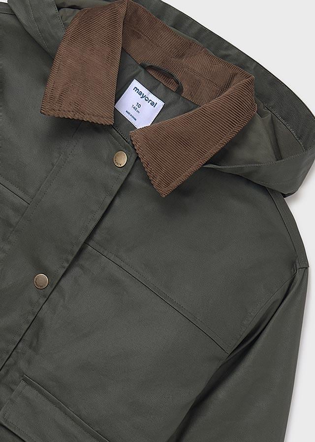 26K.MYR.07433.055Mayoral Kız Kapak Cepli Kapüşonlu Ceket