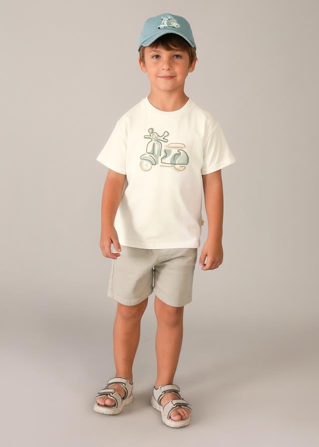 26Y.MYR.03060.072Mayoral Erkek Çocuk Scooter Baskılı Tshirt