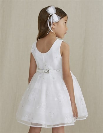 Abel Lula Kız Çocuk Jakarlı Çicek Baskılı Elbise