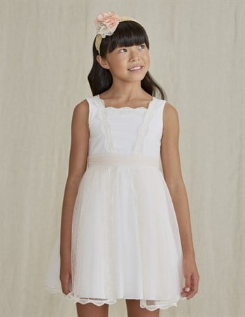 Abel Lula Kız Çocuk Jakarlı Tül Elbise