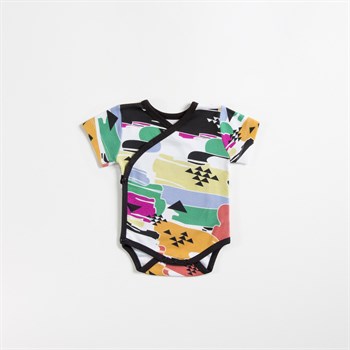 Baby Fou Colors Kısa Kollu Zıbın