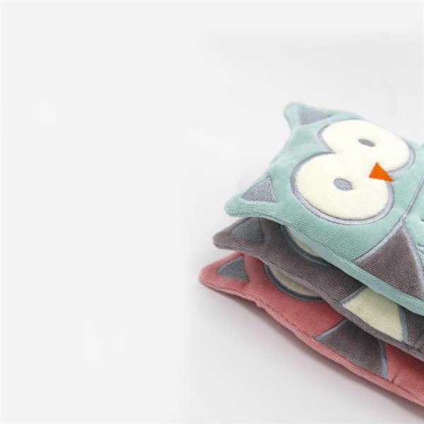 BBJ.3661Babyjem Kiraz Çekirdekli Baykuş Kadife Gaz Yastığı