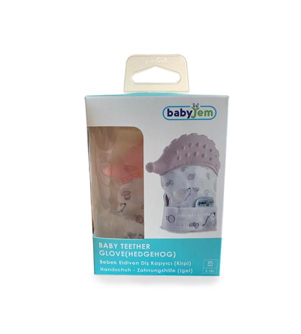 BBJ.6128Babyjem Diş Kaşıyıcı Eldiven Kirpi