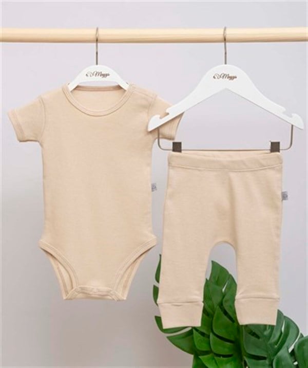 BKKBPSMayys Baby Omuzdan Çıtçıtlı Body-Pantolon Set