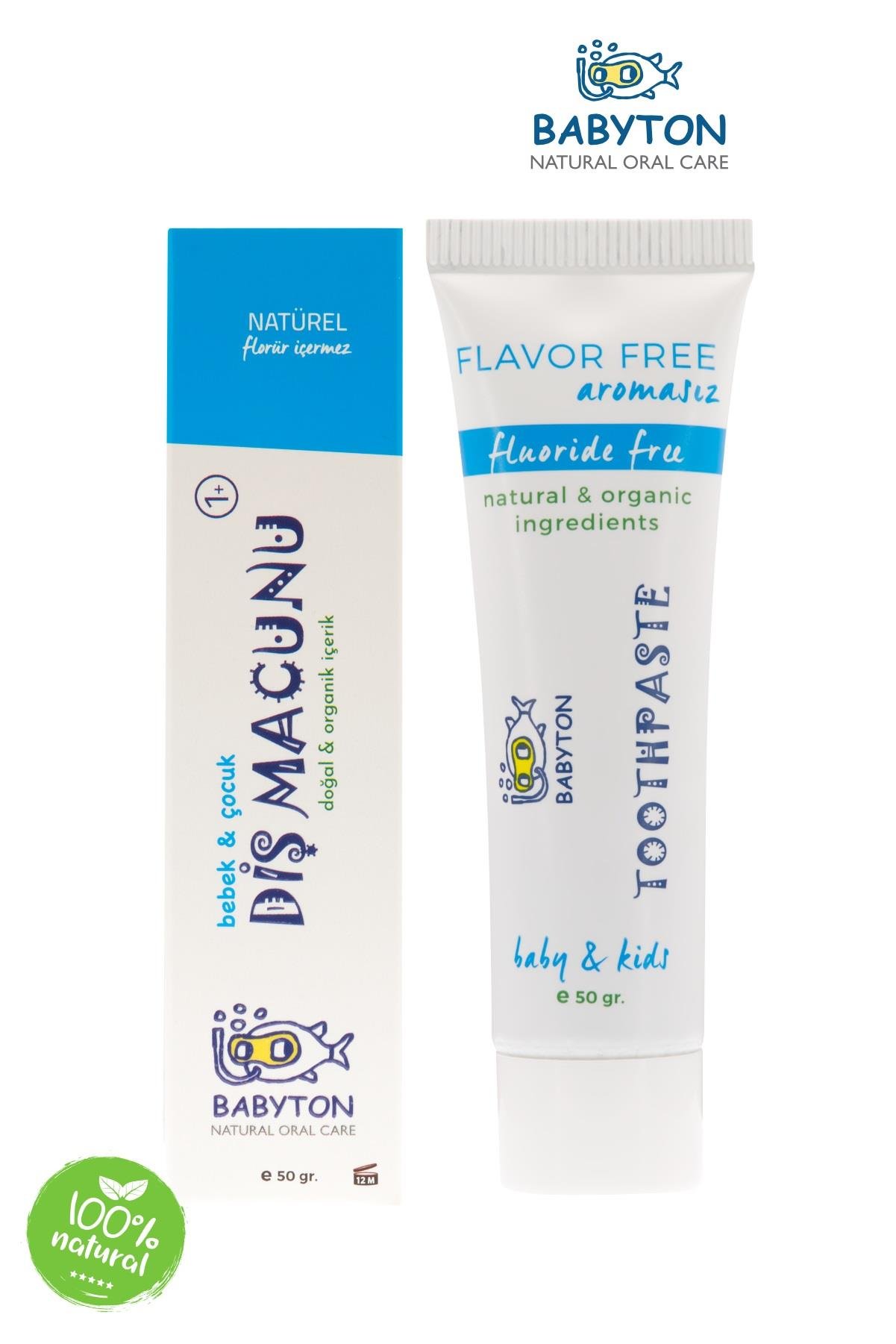 BYS.6151Babyton Organik Diş Macunu Naturel