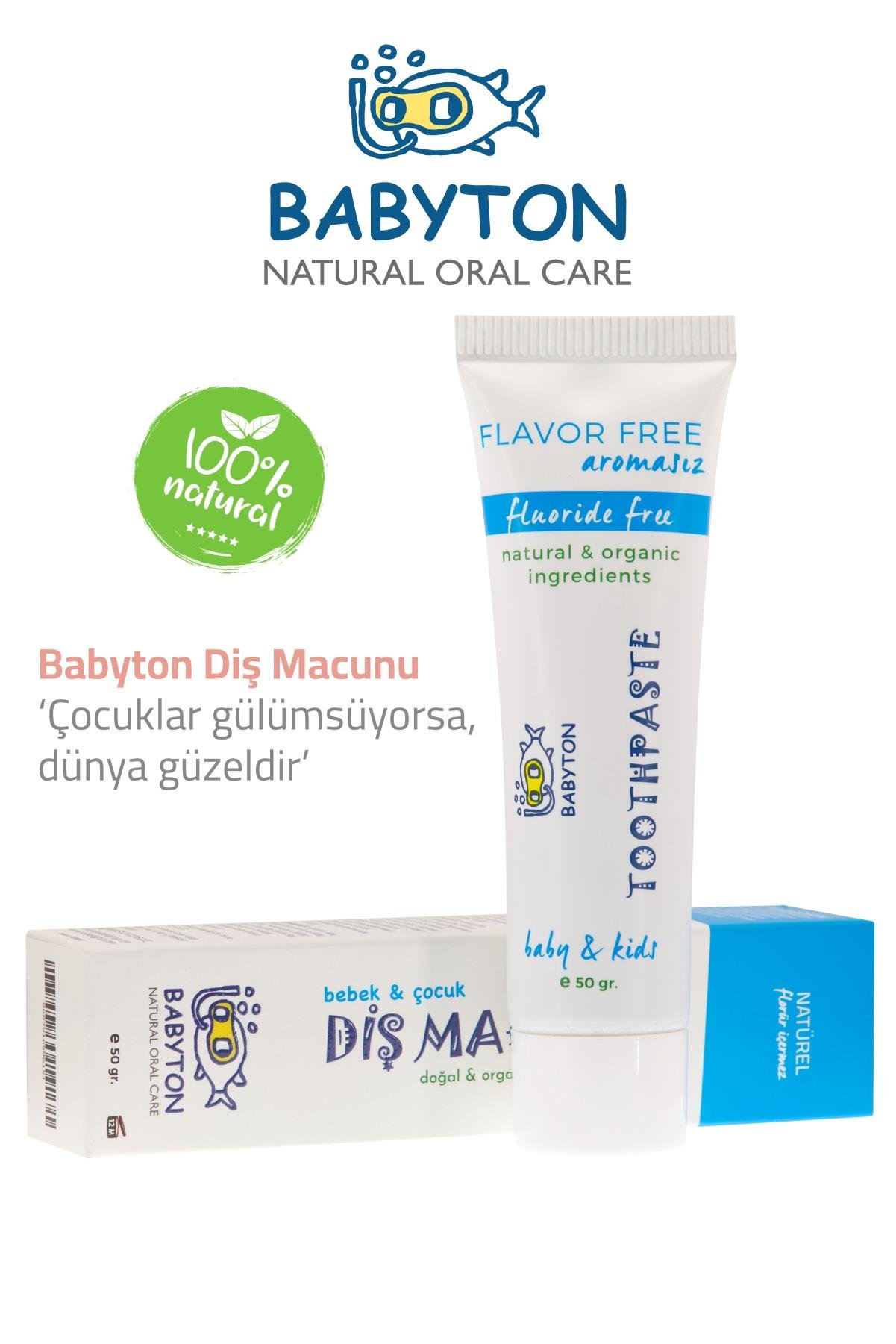 BYS.6151Babyton Organik Diş Macunu Naturel