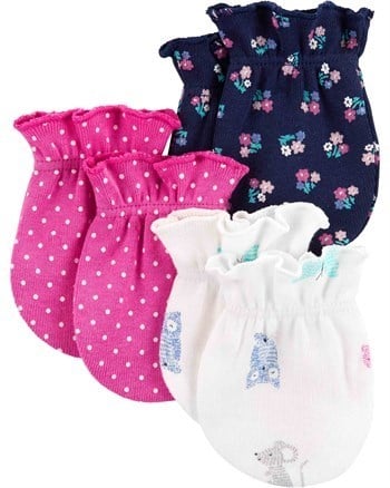 Carters Kız Bebek 3'lü Eldiven