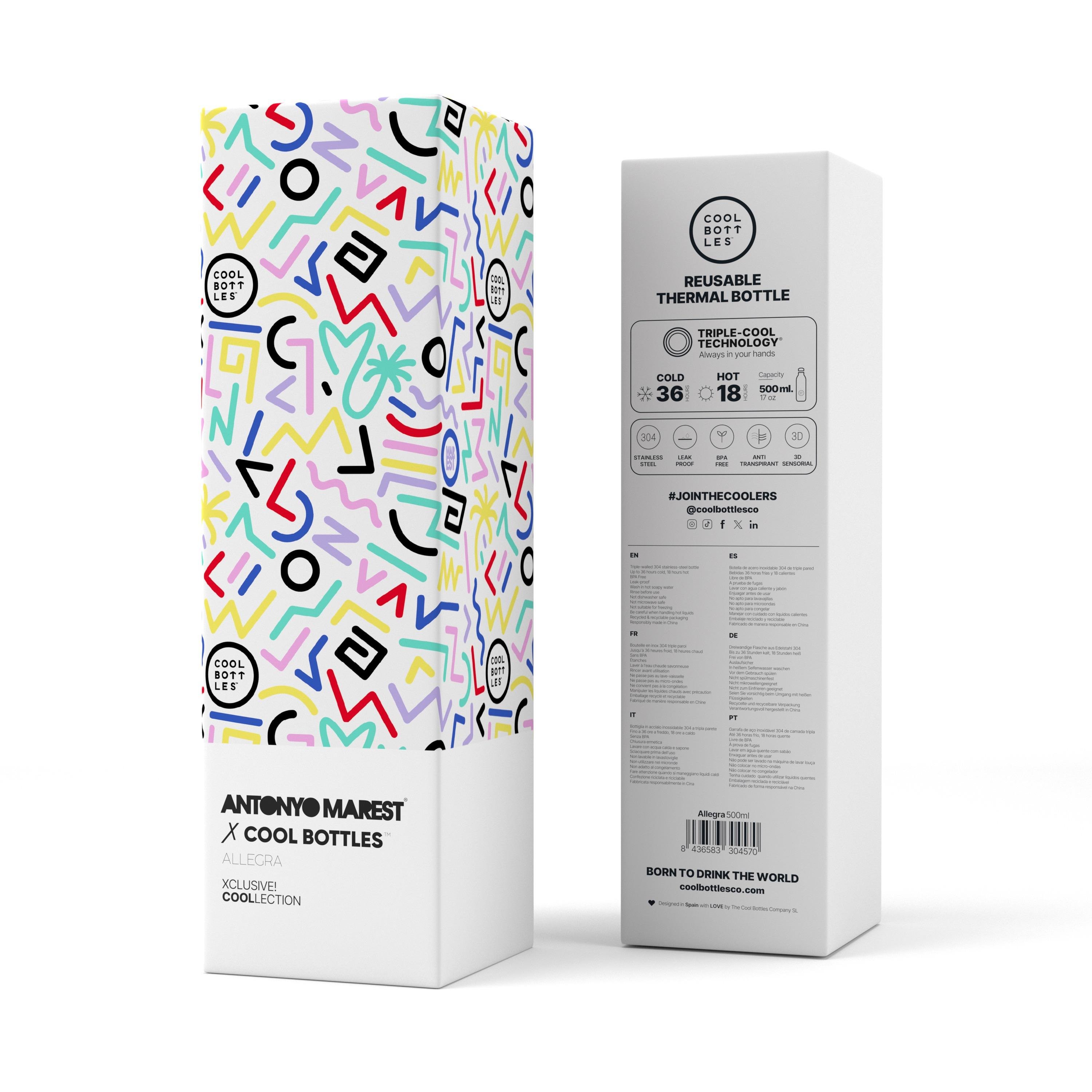 CBB50ALGCool Bottles The Bottle - Allegra 500ml