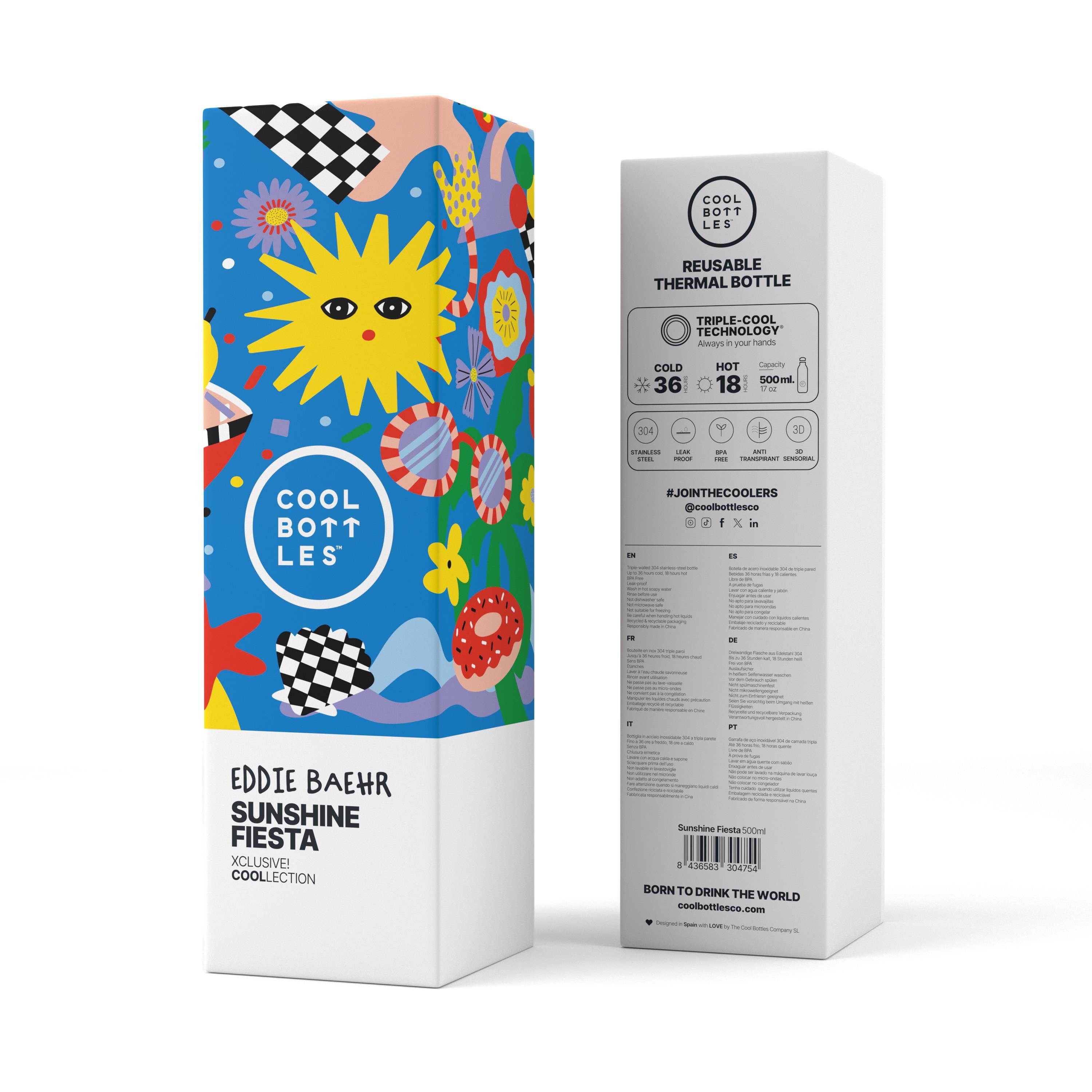 CBB50SFICool Bottles The Bottle - Sunshine Fiesta 500ml