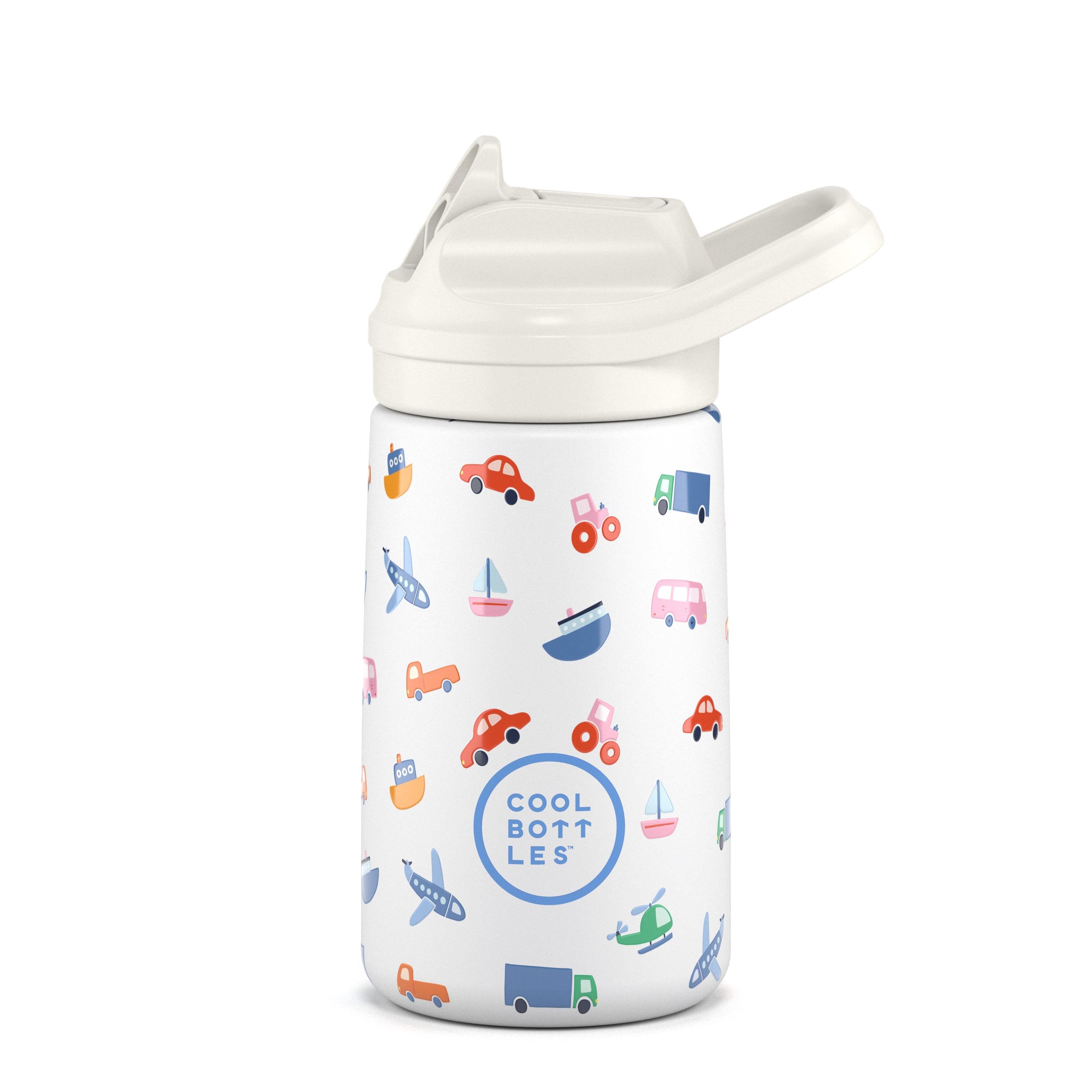 CBKD35LWCool Bottles The Kiddie Bottle - Little Wheels 350ml