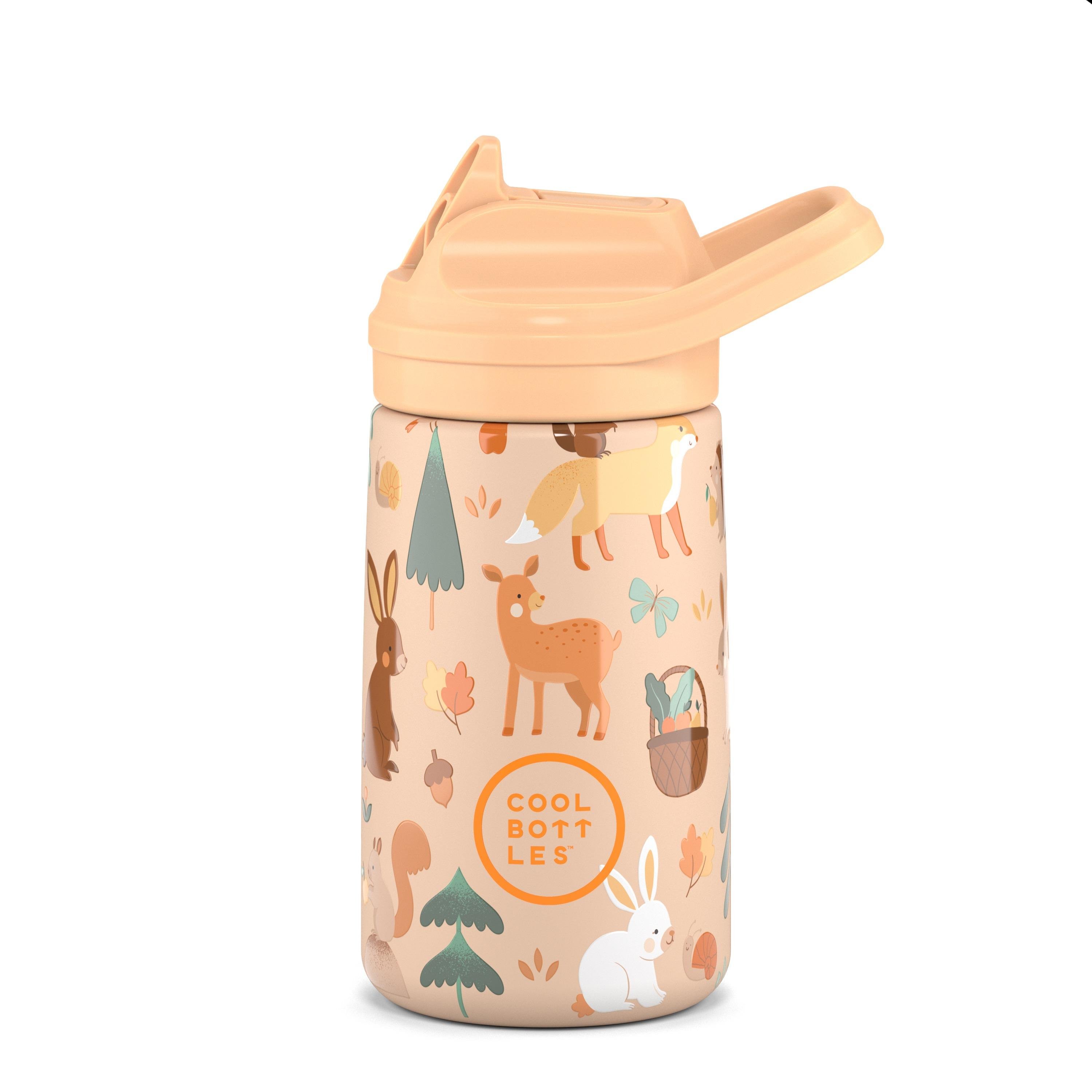 CBKD35WBCool Bottles The Kiddie Bottle - Woodland Buddies 350ml
