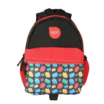 İgor Çocuk Lucky Round Tekerlekli Lego Sırt Çantası