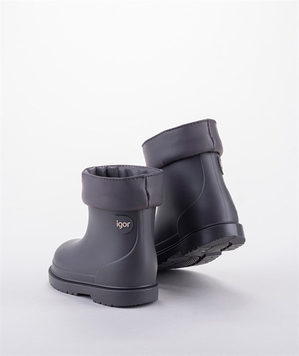 İgor Kışlık Çocuk Bımbı Eurı Gris Grey Yağmur Çizmesi