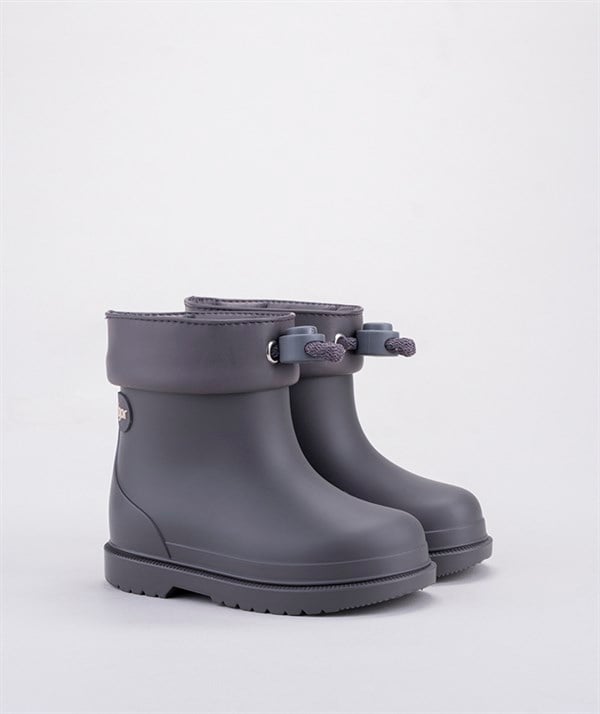 İgor Kışlık Çocuk Bımbı Eurı Gris Grey Yağmur Çizmesi