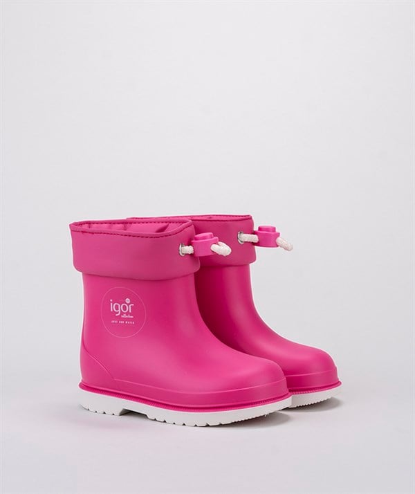 İgor Kışlık Çocuk Bımbı Nautıco Fucsia Yağmur Çizmesi