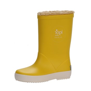 İgor Kışlık Çocuk Splash Nautico Borreguito Amarillo Yağmur Çizmesi