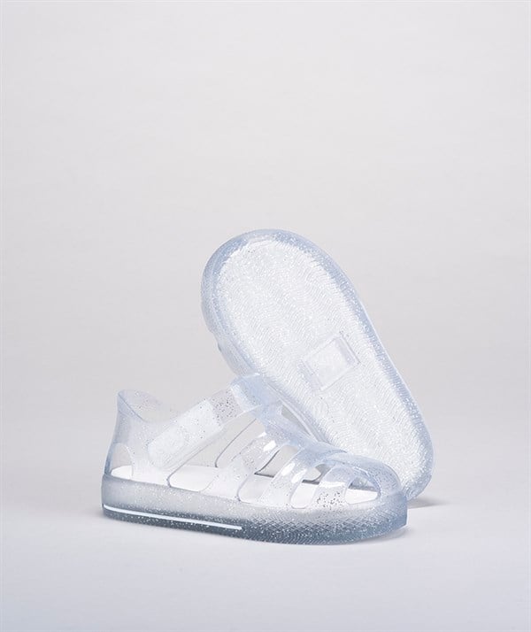 İgor Yazlık Çocuk Star Glitter Sandalet Purpurina Transparente