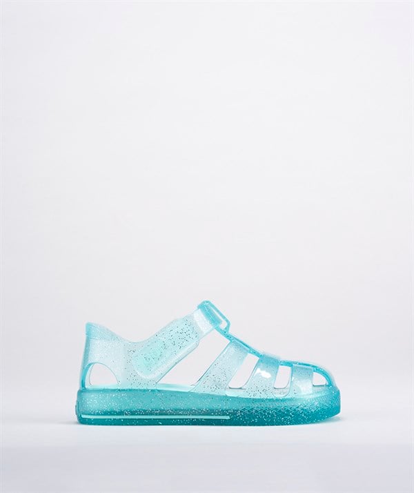 İgor Yazlık Çocuk Star Glitter Sandalet Purpurina Aguamarina