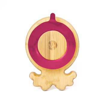 Jellyboon Bambu Ahtapot Bordo Vakumlu Tabak