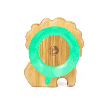 Jellyboon Bambu Aslan Yeşil Vakumlu Tabak