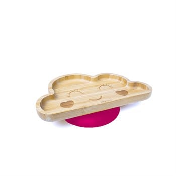 Jellyboon Bambu Bulut Bordo Vakumlu Tabak