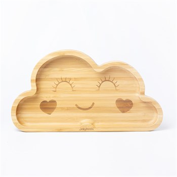 Jellyboon Bambu Bulut Mavi Vakumlu Tabak