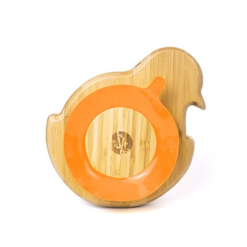 Jellyboon Bambu Civciv Turuncu Vakumlu Tabak