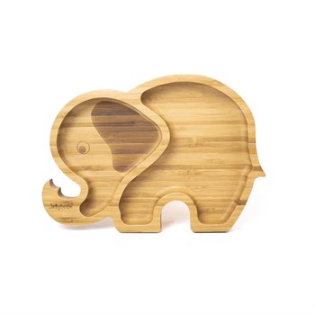 Jellyboon Bambu Fil Yeşil Vakumlu Tabak