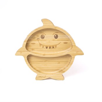 Jellyboon Bambu Köpek Balığı Sarı Vakumlu Tabak