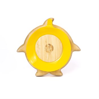 Jellyboon Bambu Köpek Balığı Sarı Vakumlu Tabak