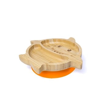 Jellyboon Bambu Köpek Balığı Turuncu Vakumlu Tabak