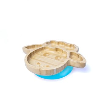 Jellyboon Bambu Kuzu Mavi Vakumlu Tabak