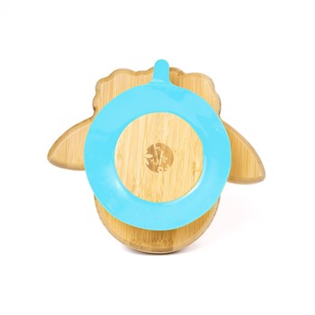 Jellyboon Bambu Kuzu Mavi Vakumlu Tabak