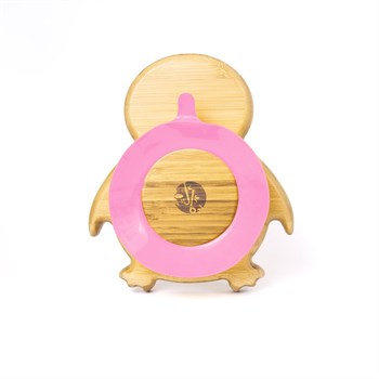 Jellyboon Bambu Penguen Pembe Vakumlu Tabak