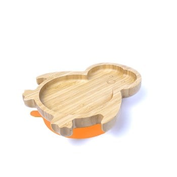 Jellyboon Bambu Penguen Turuncu Vakumlu Tabak